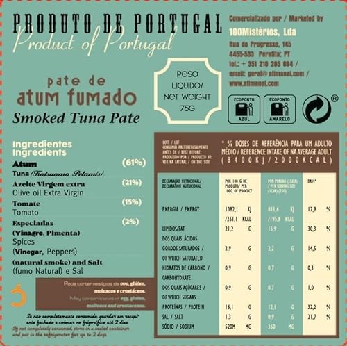Ati Manel  Pittige gerookte tonijnpaté 75g
