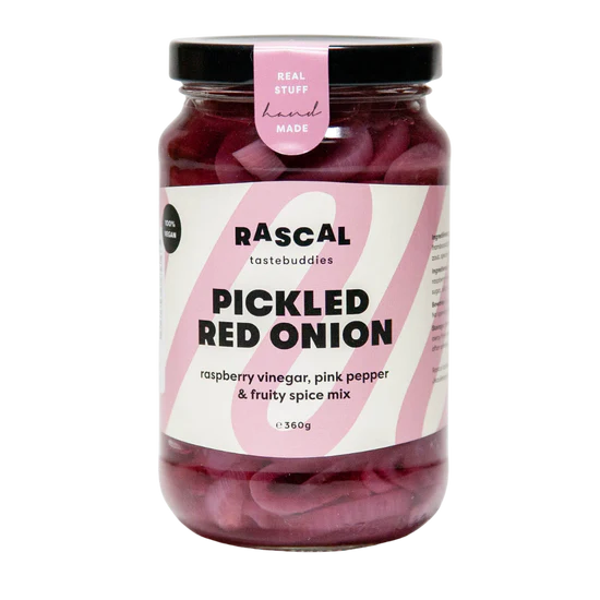 Rascal Pickled Red Onion 360g