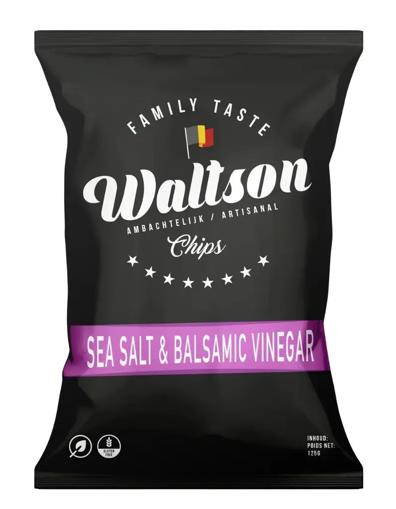 [3002] Waltson Chips Sea Salt/Balsamic Vinegar 125g