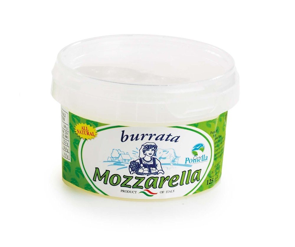 Euro Pomella Burrata Mozzarella 125gr
