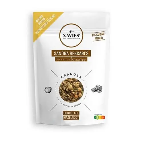 [56006] Xavies' Chocolade Hazelnoot Granola 300g (Sandra Bekkari)