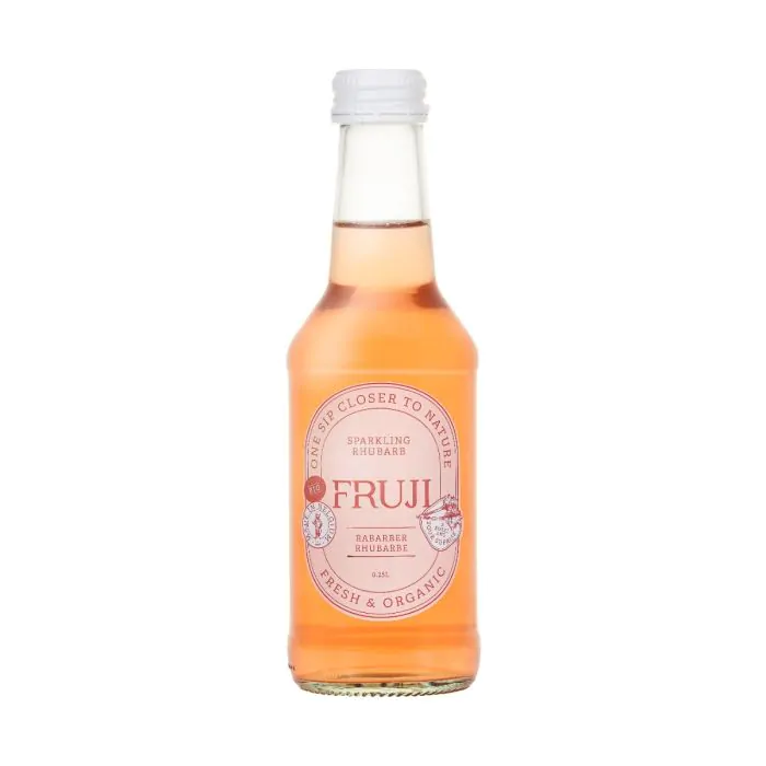 Fruji rabarber limonade fles 25cl
