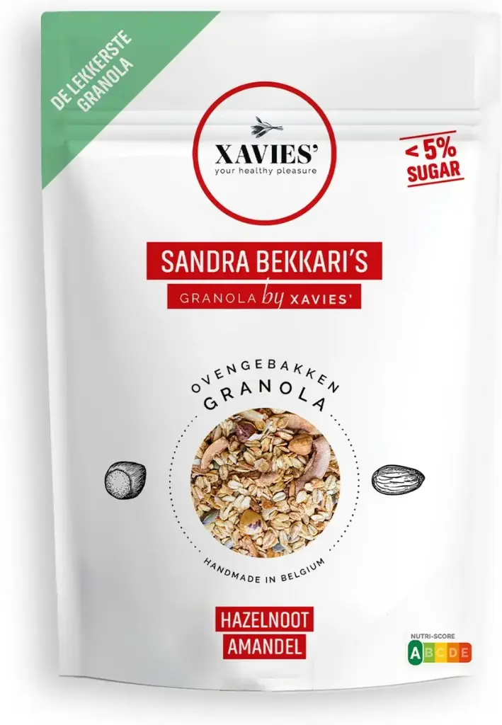 [56008] Xavies' Hazelnoot-Amandel granola 300g (Sandra Bekkari) 