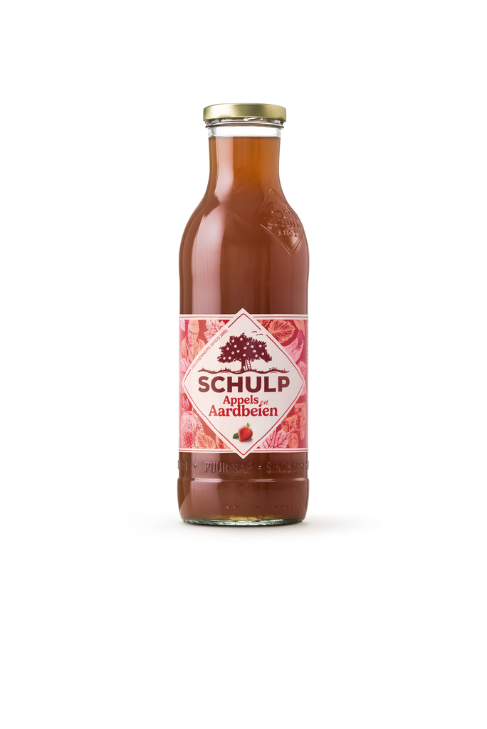 [11001] Schulp Appel-aardbeiensap  750ml