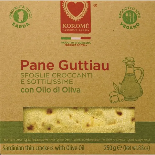[06003] Tapasbrood Sardinie Carasau Olio&Sale 250g