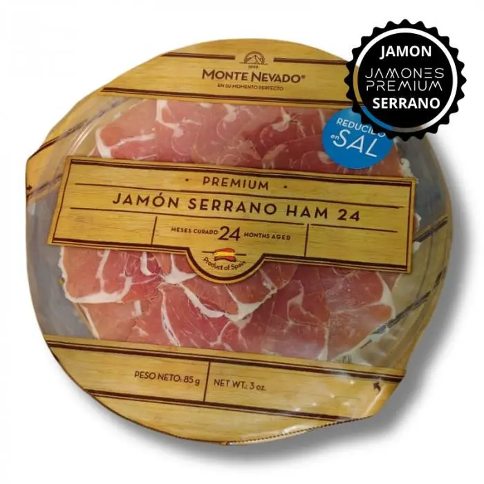 Jamon Serrano ham +24m petales rond