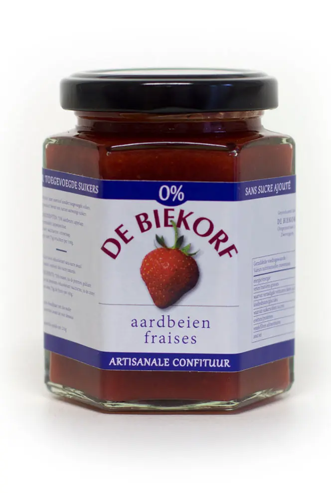 De Biekorf Suikervrij Bosvruchten confituur 230g