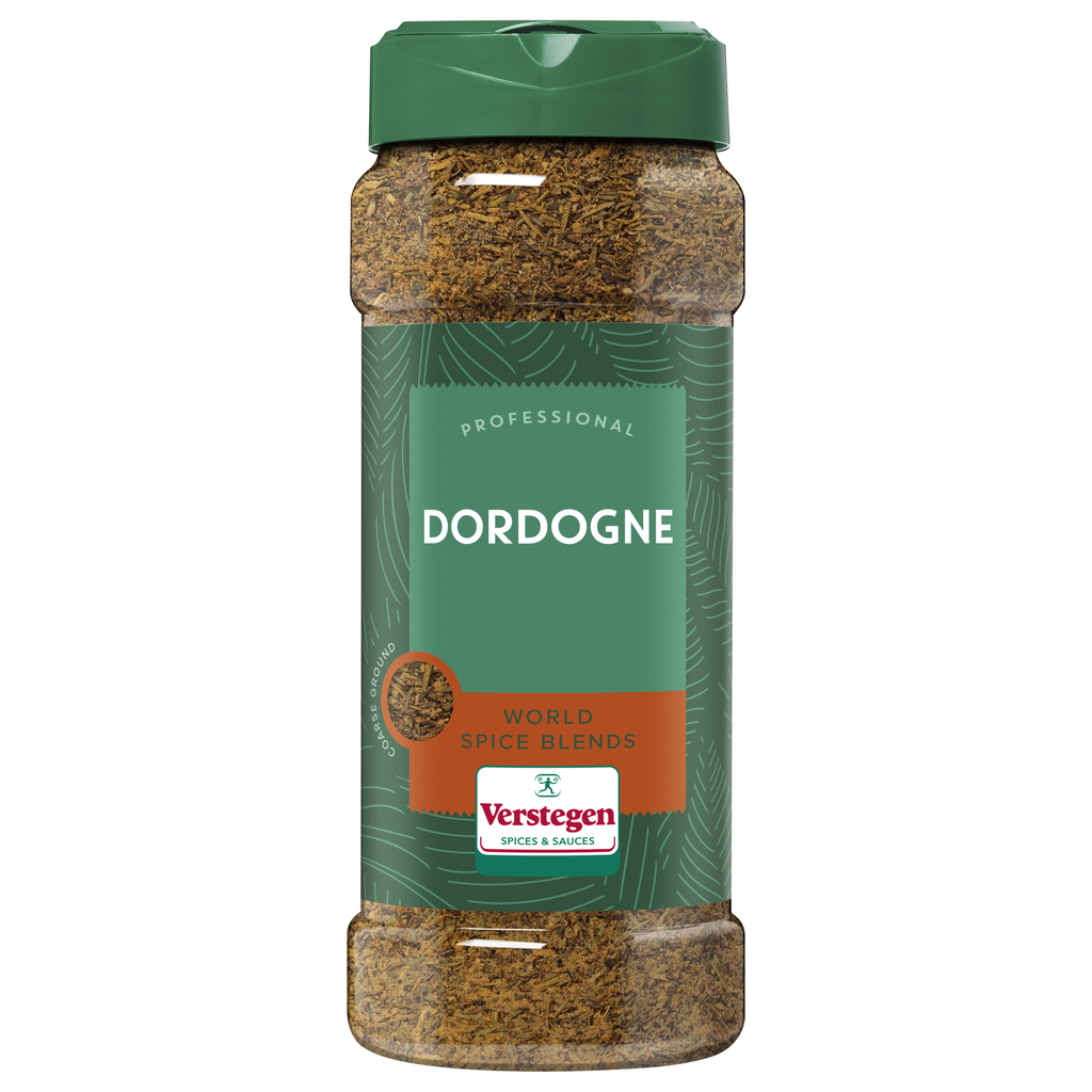[90002] Verstegen Dordogne kruidenmix grof met zout 305g World Spice Blends