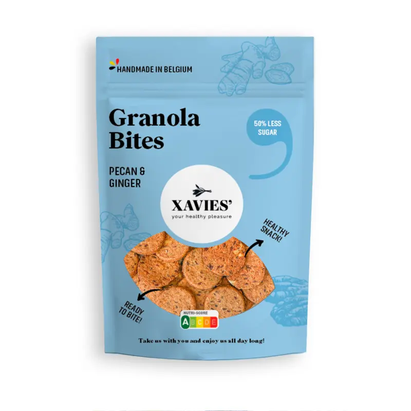[15016]  Xavies Pecan-Gember Bites 150gr