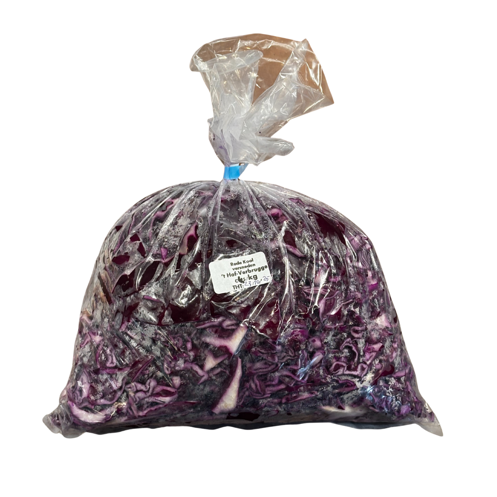 [01018] Versneden rode kool 1,3kg
