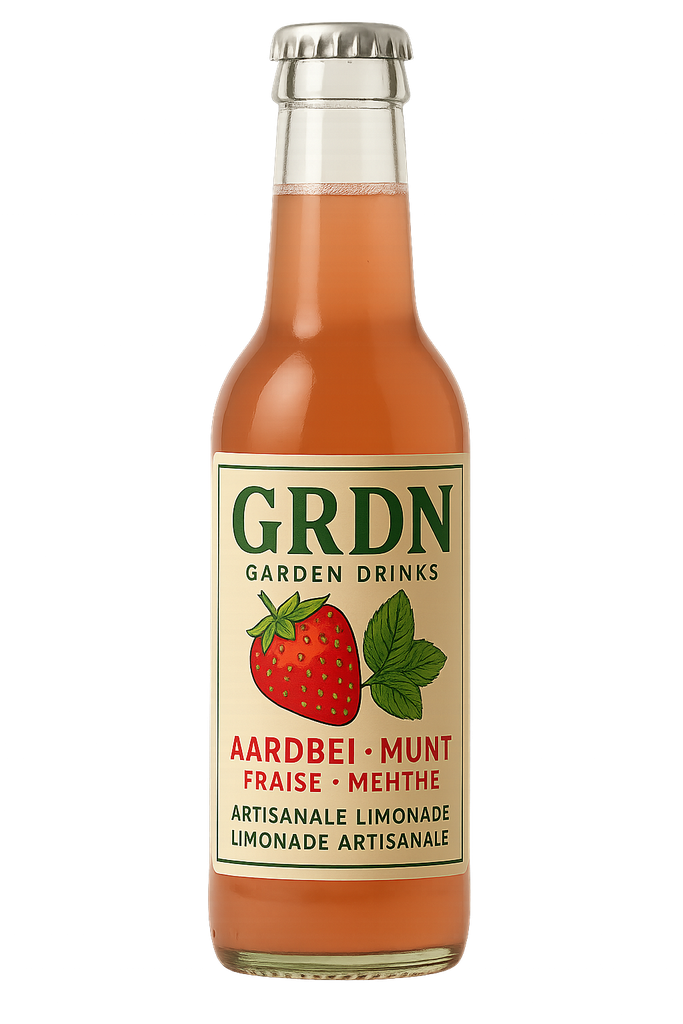 [27004] GRDN Limonade Aardbei & Munt 33cl