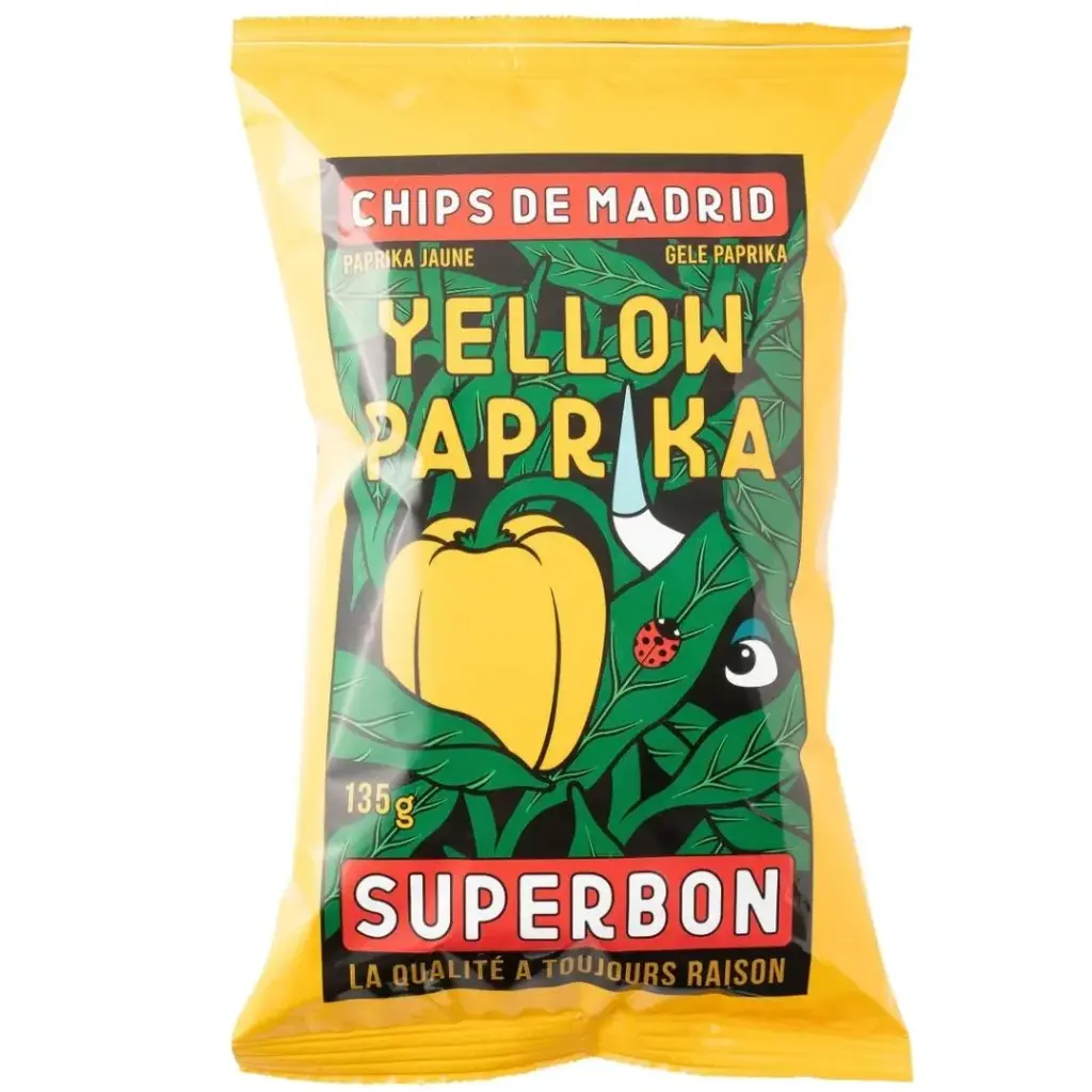 Superbon Chips  Yellow Paprika 135g 