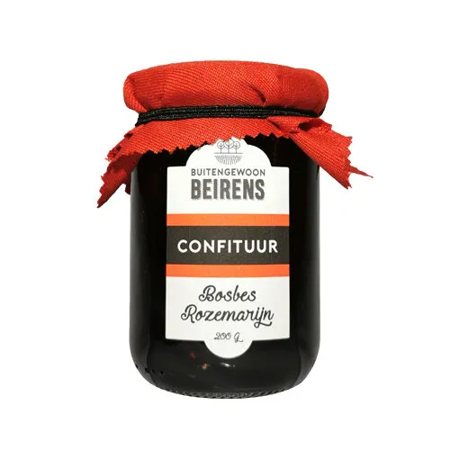 Buitengewoon Beirens Bosbes & Rozemarijn confituur 200 ml