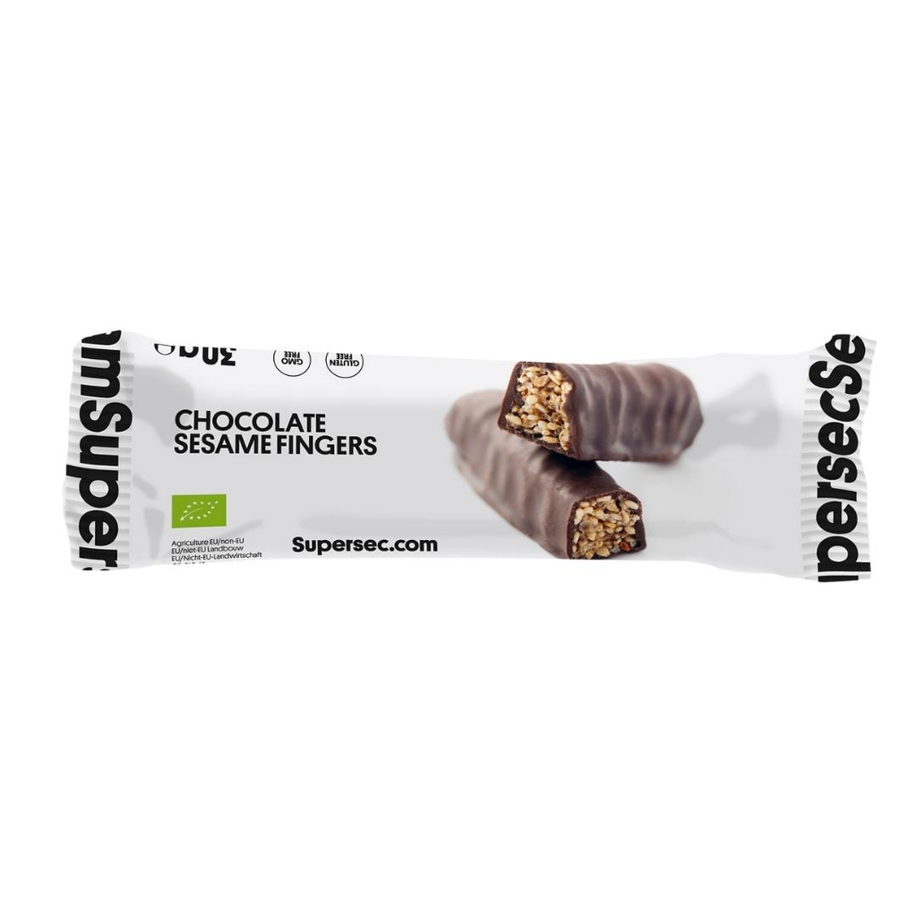 Supersec Chocolate Sesame Fingers 20g