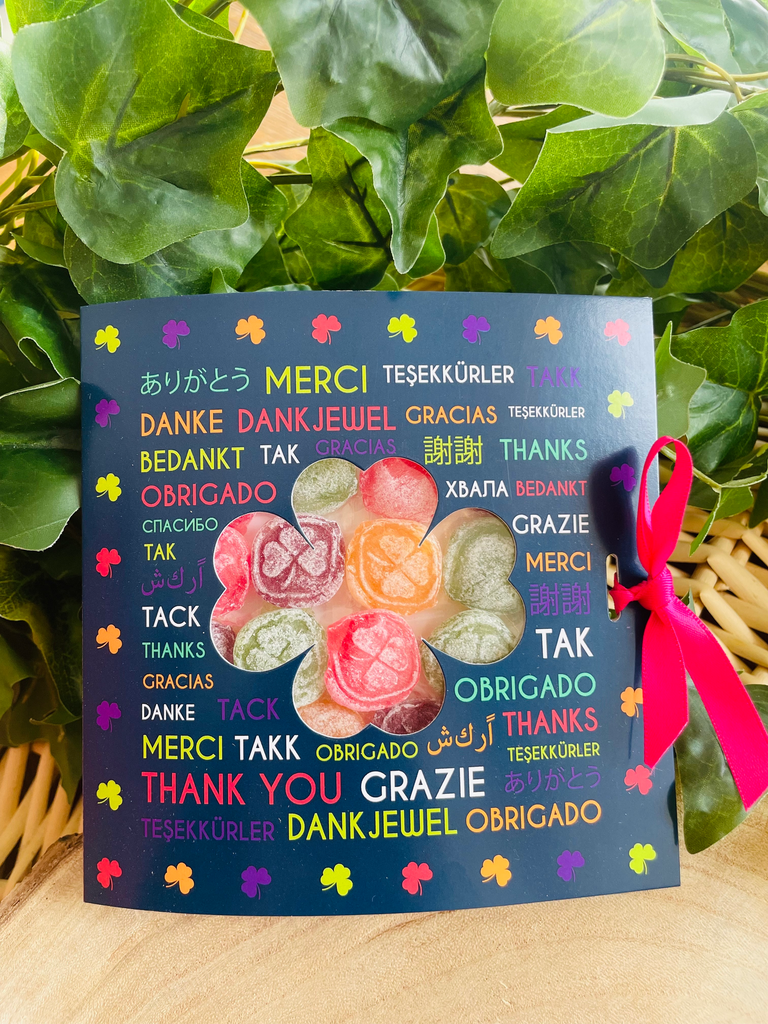[76006] Lucky sweet Snoepjes kaart Dankjewel 65g