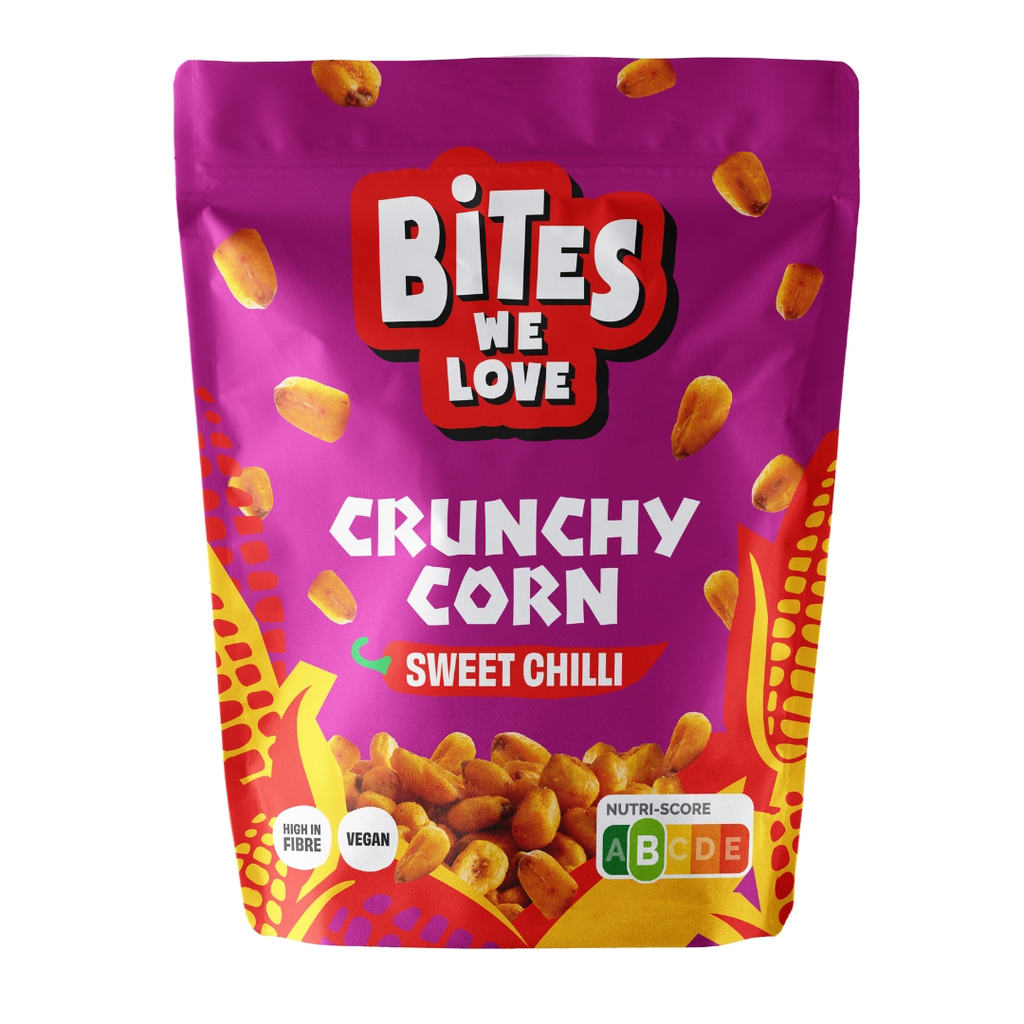 BitesWeLove  Crunchy Corn – Sweet Chili 100g