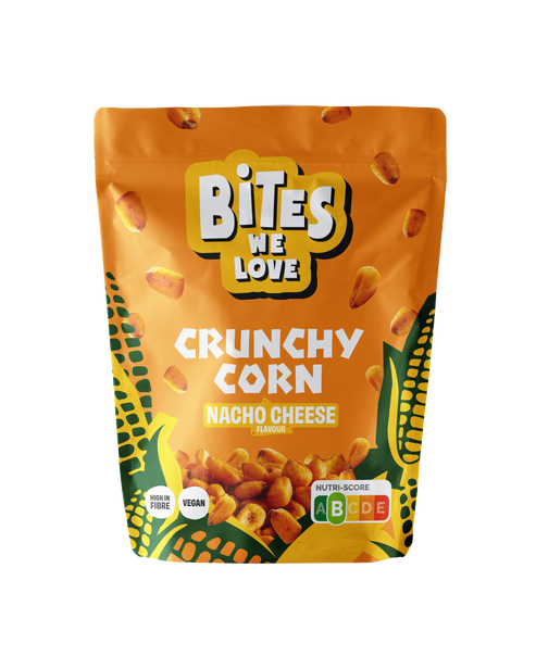BitesWeLove Crunchy Corn Nacho Cheese 100 g