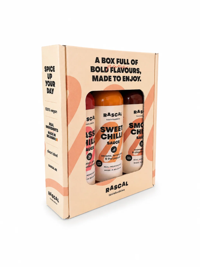 Rascal Gift Box - trio van chilli sauces