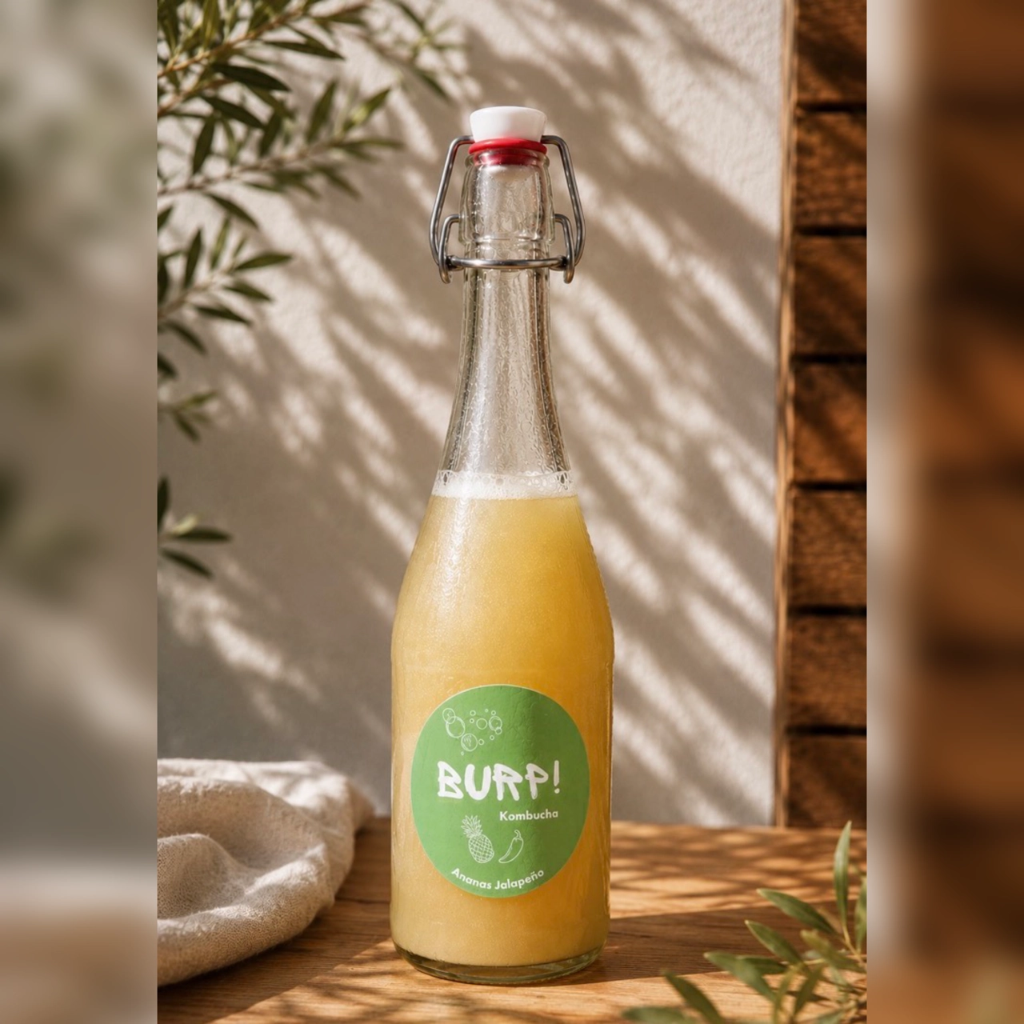 Burp kombucha Ananas Jalapeño  750ml