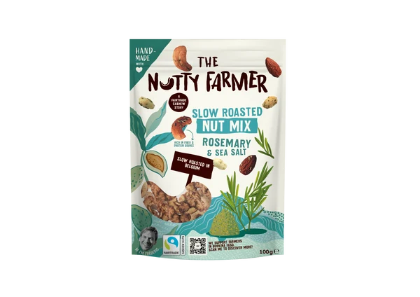 The Nutty Farmer Roasted Nut Mix Rosemary & sea salt