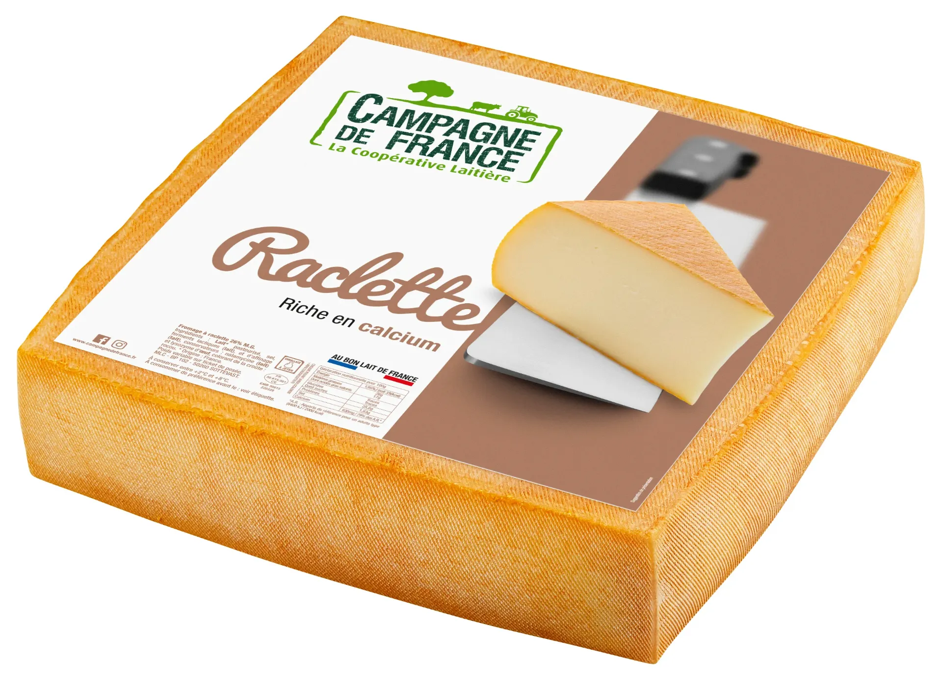 Franse raclette natuur