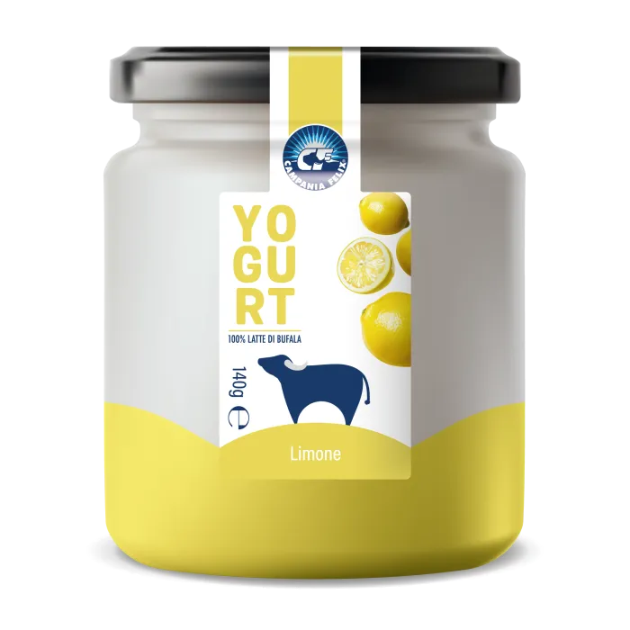 Campania Felix Buffelyoghurt citroen 140 g