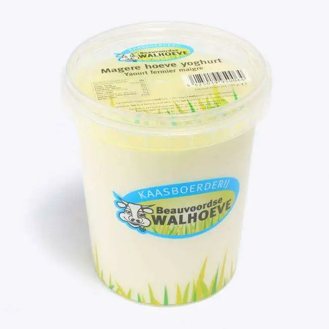 [12020] Beauvoordse Walhoeve Hoeve yoghurt mager (500 gr)