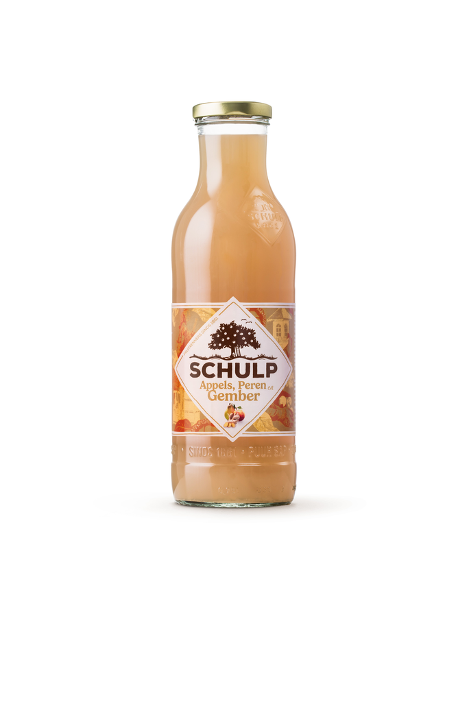 Schulp Appel-peer & gembersap 750ml