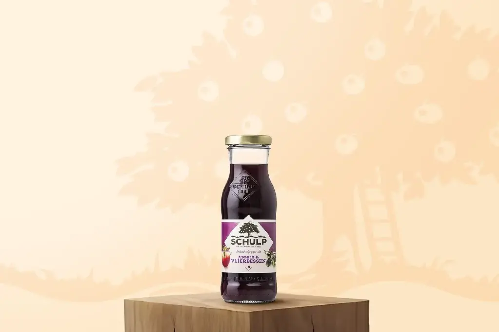 Schulp Appel-vlierbessensap 200ml