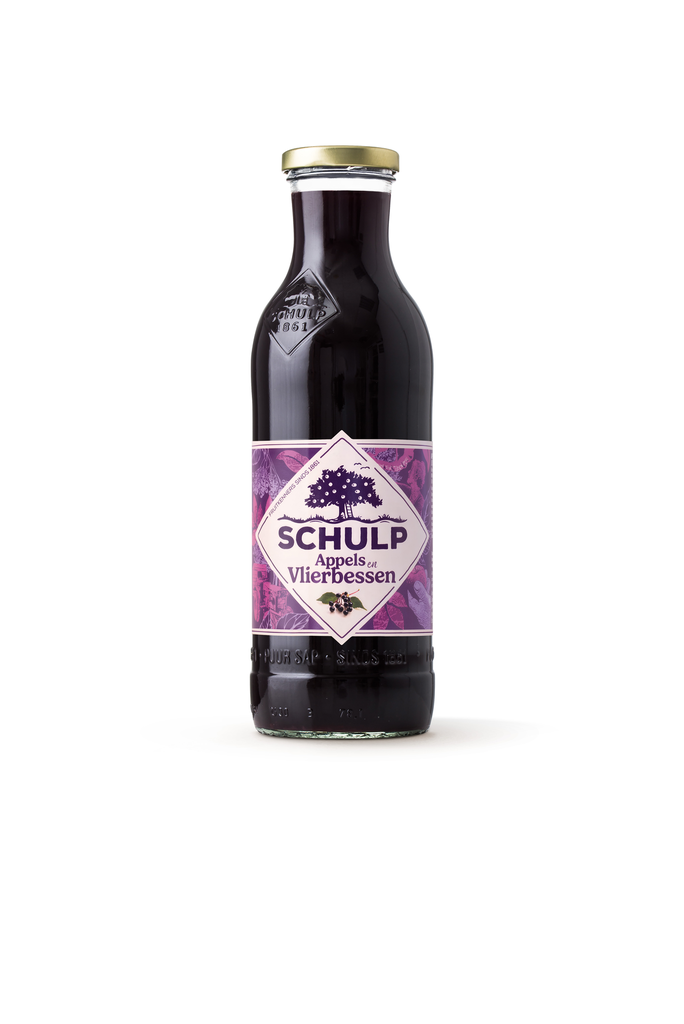 Schulp Appel-vlierbessensap 750ml