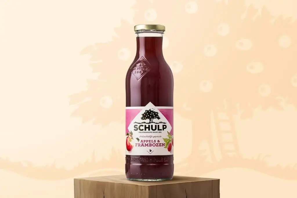 Schulp Appel-frambozensap 750ml