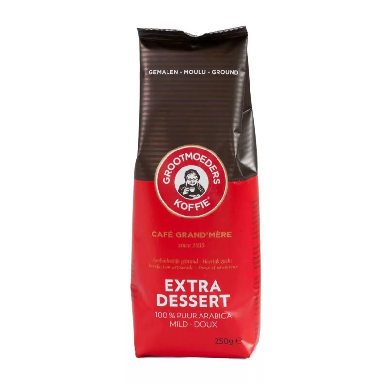 Grootmoeders Koffie Extra Dessert Gemalen 250g