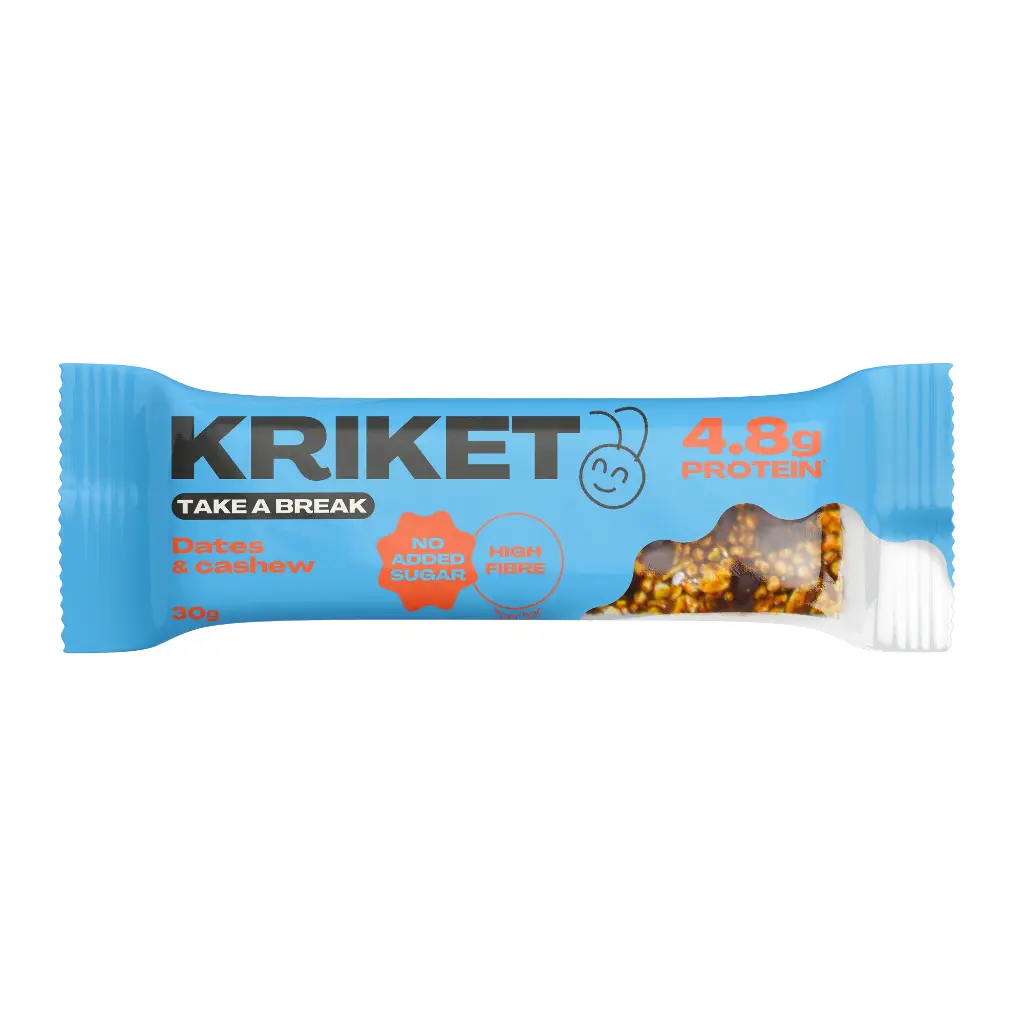 Kriket Dates & Cashew Muesli Bar 30g