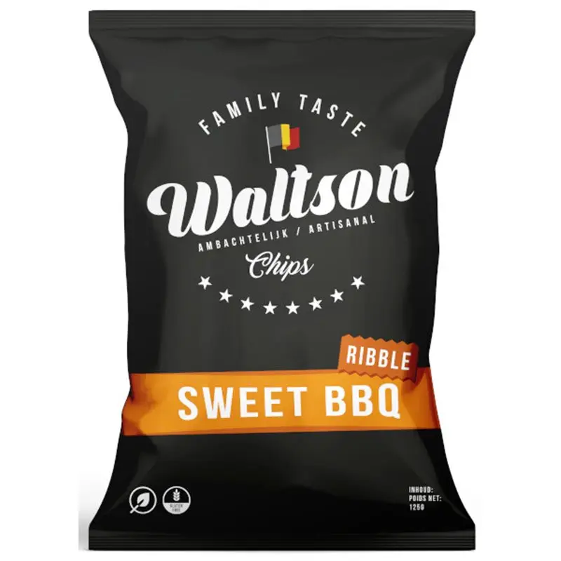 Waltson Chips Sweet BBQ Ribble 125g