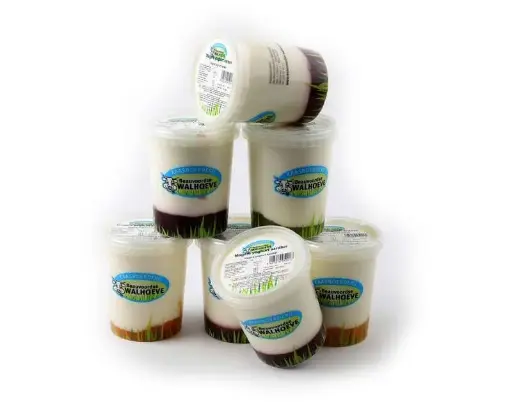 Hoeve yoghurt mager kersen (500 ml)