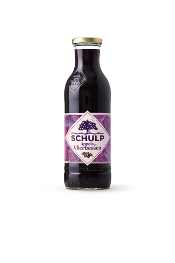 [16034] Schulp Appel-vlierbessensap 750ml