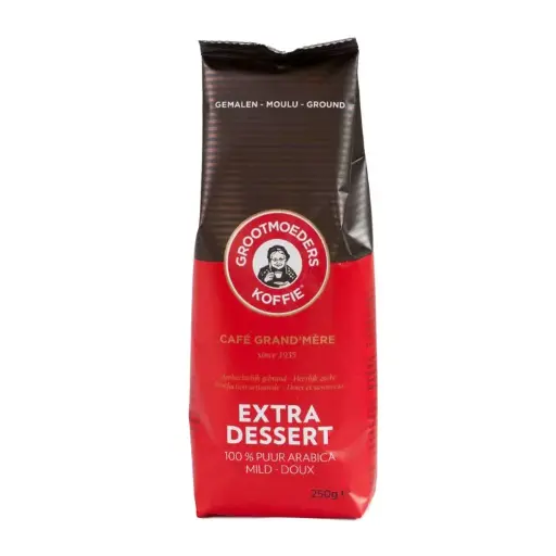 [03001] Grootmoeders Koffie Extra Dessert Gemalen 250g