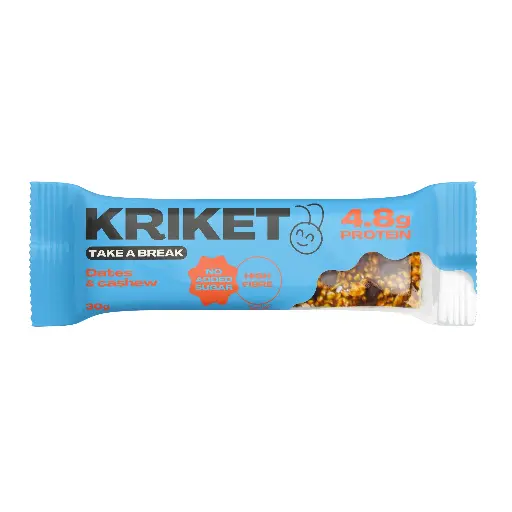 [62001] Kriket Dates & Cashew Muesli Bar 30g