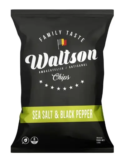 [3002] Waltson Chips sea salt & black pepper 125gr