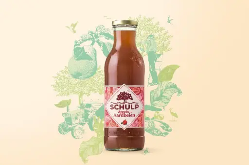 Schulp Appel-aardbeiensap  750ml