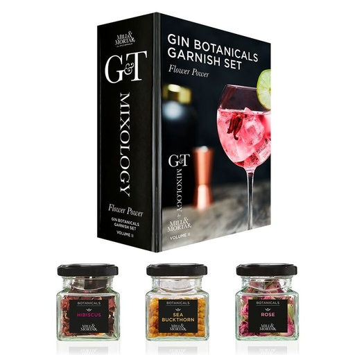 [90003] Mill & Mortar Giftbox Gin & Tonic Flower Power Vol 2 - Bio