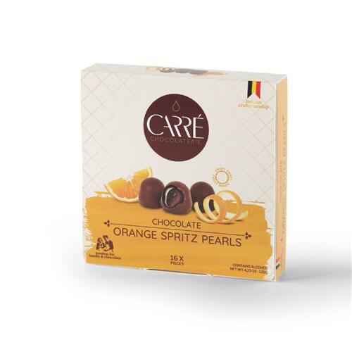[76002] Chocolaterie Carré Orange Spritz Pralines  16 stuks